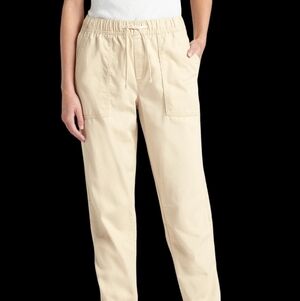 GAP Girlfriend Utility Joggers in Anchorage Cream
